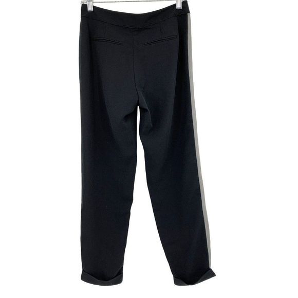 Womens Buffalo David Bitton Pants Ankle Side Stripe Size 2 Black 2250 NWT - Picture 9 of 12